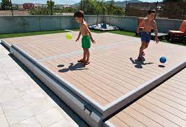 Gli bouchon de terrasse en plastique pour clôture de sécurité. Abri Terrasse De Piscine En Kit Intelligent Deckwell Aquapolis