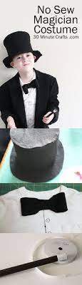 No Sew Magician Costume 30 Minute Crafts Magician Costume Diy Costumes Kids The Magicians