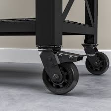 Seville classics ultrahd rolling workbench (granite). Industrial Metal And Wood Workbench Whalen