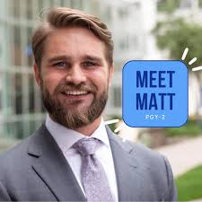 Meet Matt Moberg, our PGY-2! 🏠 Hometown: Mahtomedi, MN 🏫 Medical School:  A.T. Still University, MO 🥼 Intern Year: Abrazo Health, AZ 🏥 Why Mayo:  Unparalleled anatomy and ultrasound didactics as well