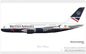 British airways has 12 airbus a380s in its fleet. British Airways Livery Concept British Airline British Airways Airbus