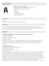 Vamos a repasar todo lo que necesitas para saber cómo hacer un buen cv en 2021. Ejemplo De Curriculum Vitae Pdf Microsoft Contabilidad