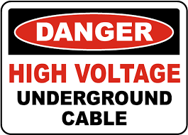 In some cases, signage may be required to inform the public about potentially hazardous situations. Danger Buried Cable Hazard Sign Warning Safety Signs Aluminum Metal Sign Home Decor Garden Plaques