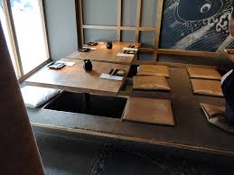It is composed of five bowls and plates. This Sushi Restaurant Has Tables That Simulate Traditional Japanese Seating While Letting You Sit Normally Mildlyinteresting