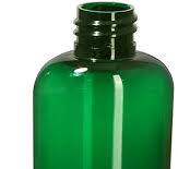 2 oz Green PET Cosmo Oval Bottles (Bulk), Caps NOT Included