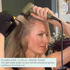 mdlondon CURL Hair Curling Wand (Berry). 4-in-1 Hair Curler with 10mm,  25mm, 32mm & Reverse Conical Barrels. Hair Waver with 14 Heat Settings,  Carry Case & Mat