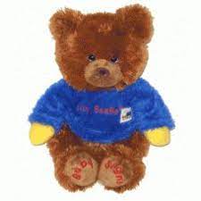 Baby Beebo Plush Toy Akvarellkonst