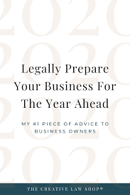 Legally Prepare Your Business For 2020 The Creative Law Shop In 2020 Business Format Legal Business Business Management