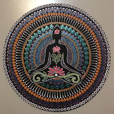 Pin By Gulsen Bingol On Mano De Fatima Mandala Painting Buddha Art Stone Art