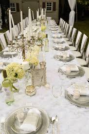 Elegant White Outdoor Dinner Party Kara S Party Ideas Outdoor Dinner Parties Dinner Party Decorations Outdoor Dinner