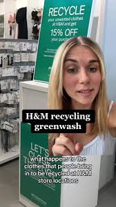 Where does H&M’s recycling clothing take-back program go? #hmgreenwashing  #clothingrecycling #sustainablefashion #greenwashing #textilewaste  #fastfashionisntcute