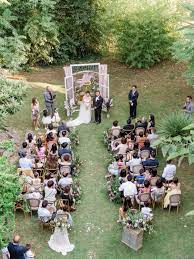 An Intimate Wedding At Barcelona S Villa Catalina Small Backyard Wedding Backyard Wedding Ceremony Small Outdoor Wedding