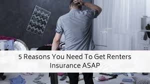 Renters insurance is not required by law, but it can be beneficial to both the landlord and the tenant. 5 Reasons You Need To Get Renters Insurance Asap