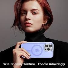 Amazon.com: Yeziioo Upgraded Magnetic for iPhone 15 Pro Case [Compatible  with Magsafe] [Mil-Grade Protection], Slim & Tough, Pocket-Friendly,  Translucent Phone Case Cover for iPhone 15 Pro 6.1", Light Purple : Cell  Phones