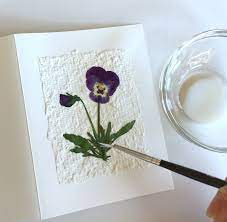 Pressed flower art is something that you can easily create for next to nothing. Perfect Paper Adhesive Sealant For Pressed Flowers Wooden Deckle