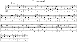Tri Martolod Partition Accordeon Accordeon Accordeon Diatonique