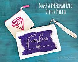 Download Diy Customized Zipper Pouch With Glitter Vinyl Carla Schauer Designs