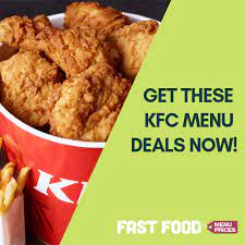 Chicken Bucket Kfc Menu With Prices