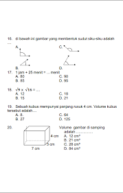Kunci Jawaban Matematika Lks Kelas 5 Sanjau Soal Latihan