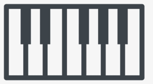 Each piano keys image is a flat icon and all of them. Piano Keys Png Musical Keyboard Transparent Png Kindpng