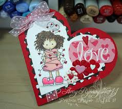 In this video i have shown how to make a heart shape card. Prairie Paper Ink A Shaped Card And A Video