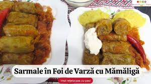 Sarmale în Foi de Varză cu Mămăligă ⋆ Retete Pentru O Viata