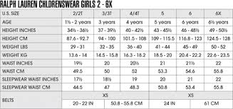 Kids Size Charts