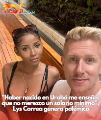 Lys Correa, ha generado una polémica en redes sociales tras publicar una  foto junto a su novio (Gringo) acompañada de un comentario. "¿Ustedes  quieren ser pobres? Pues yo no. No ando sufriendo