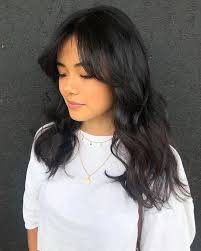 Curtain Bangs In 2020 Hair Styles Short Hair With Bangs Curly Hair Styles