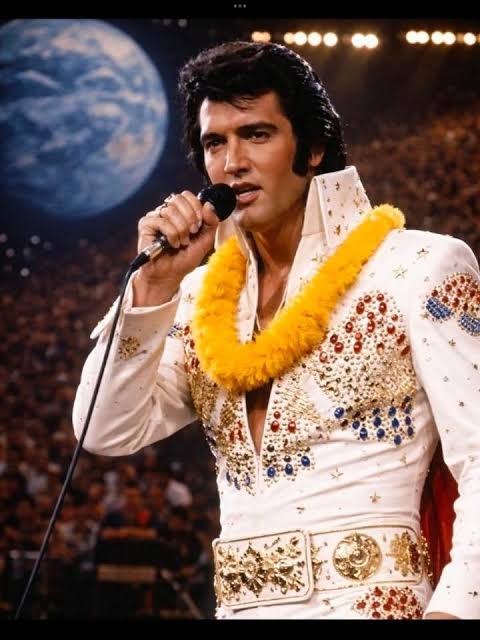 January 14 , 1973 ( 52 Years Ago ) ! The King Of Rock N Roll ELVIS PRESLEY  performed in Honolulu , Hawaii ! “ ALOHA From Hawaii “ Concert was watched