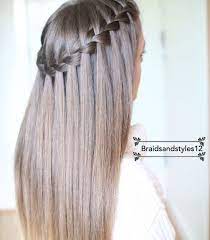 La Tresse Cascade Sur Cheveux Lisses Hair Styles Long Hair Styles Fresh Hair