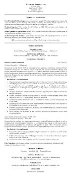 Network Engineer Resume Example