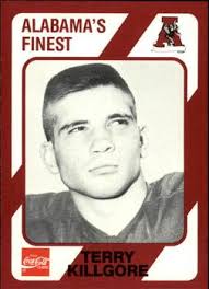 Terry Killgore football card (Alabama Crimson Tide) 1989 Collegiate  Collection Coca Cola #502