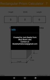 The surface area of a rectangular prism formula. Rectangular Prism Calculator For Android Apk Download