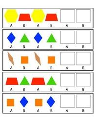 These Activities Can Be Printed Out Laminated And Used During Centre Time It Includes Play Dough Math Patterns Preschool Patterns Kindergarten Math Patterns