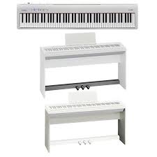 The hammers are also weighted. Roland Fp 30 88 Keys Supernatural Digital Piano White W Custom Stand Pedal Unit Fp 30 Wh C