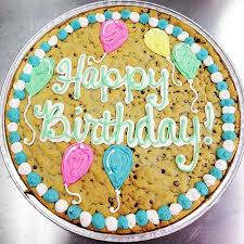 Birthday Cookie Cake Ideas Happy Birthday Cookie Cake Happy Birthday Balloons Cookie Cookie Cake Designs Cookie Cake Birthday Cookie Cake Decorations