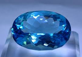 Museum Grade 107 40 Cts 100 Natural Sky Blue Topaz Faceted Gemstone Gemstones Sky Blue Topaz Faceted Gemstones