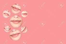 Cartoon wallpaper aesthetic korean pinterest hashtags video and. A Set Of Mouths With Pink Lips On Coral Background Lipstick Swatches Demonstration Preview Lips Background Beauty Texture Beauty Store Banner Aesthetic Medicine Concept With Copy Space Stock Photo Picture And Royalty