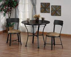 The table's design is fantastic, with a clever base assembly. Indoor Bistro Sets For Kitchen Indoor Bistro Table Bistro Table Set Kitchen Bistro Set