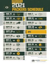 Green Bay Packers On Twitter Print Your Copy Of The 2021 Packers Schedule Https T Co Sg7xauygku Gopackgo