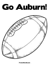 Auburn Coloring Pages Football Coloring Pages Football Clip Art Coloring Pages