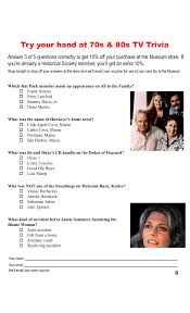 1970s tv quizzes there are 206 questions in this immediate directory. Try Your Hand At 70s 80s Tv Trivia High Point Museum Flip Ebook Pages 1 11 Anyflip Anyflip
