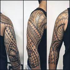 Polynesian tattoo is a unique style that has great impact on modern tattoo design. 50 Polynesian Half Sleeve Tattoo Designs For Men Tribal Ideas