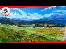 How To Paint A Landscape With Acrylics
