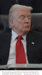 Just a very sleepy fascist Source: Doug Mills/the New York Times