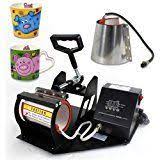 Smartxchoices 2 In 1 Auto Digital Display Mug Cup Heat Press Transfer Sublimation Heat Press Machine Two Stainless St Mug Press Sublimation Mugs Best Heat Press Machine