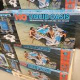 HO Sports Liquid Oasis 10' Inflatable Lounge Island w/ Pump ...