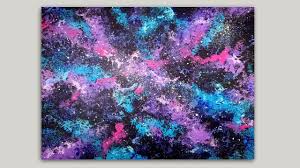 You can bring more colour to your home with vibrant looking wall. Sponge Painting A Galaxy With Acrylic Paint Youtube