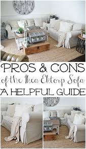If you've never had a linen sofa or chair, you might worry about how the fabric holds up. Ikea Slipcover Sofa Review Honest Opinions 3 Years Later Ektorp Living Room Ikea Living Room Ektorp Sofa